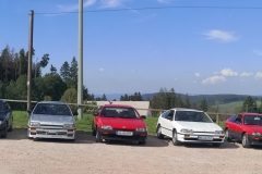 Gruppenfoto Parkplatz Triberg