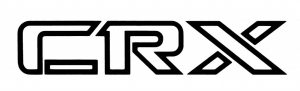 CRX-Schriftzug